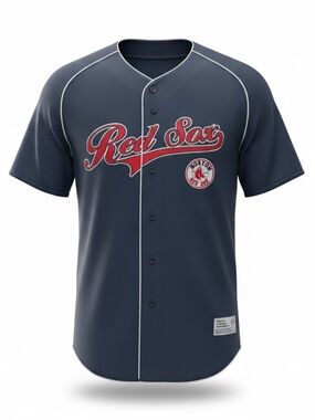Boston Red Sox True Fan Jersey XXL 2XL Heavyweight Embroidered MLB 2000s